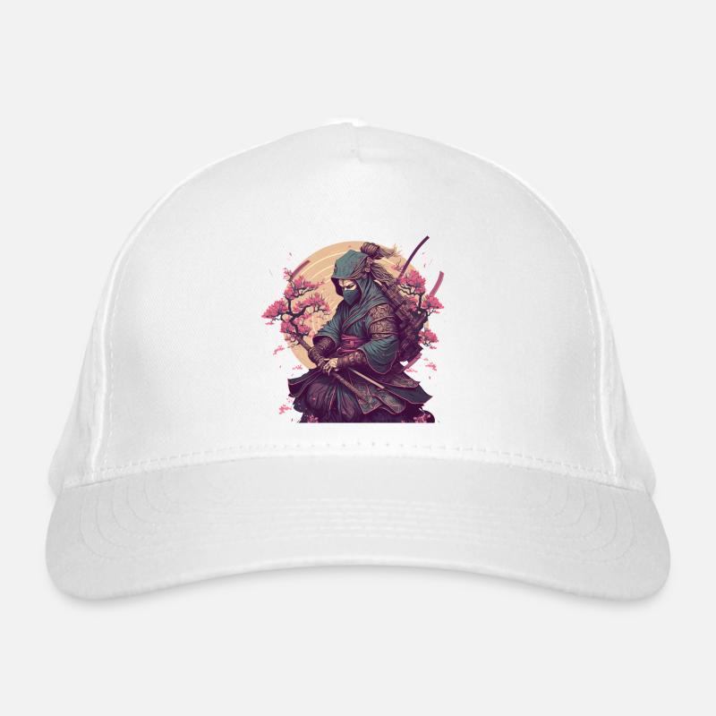 silent assassin, Japanese ninja Organic Baseball Cap