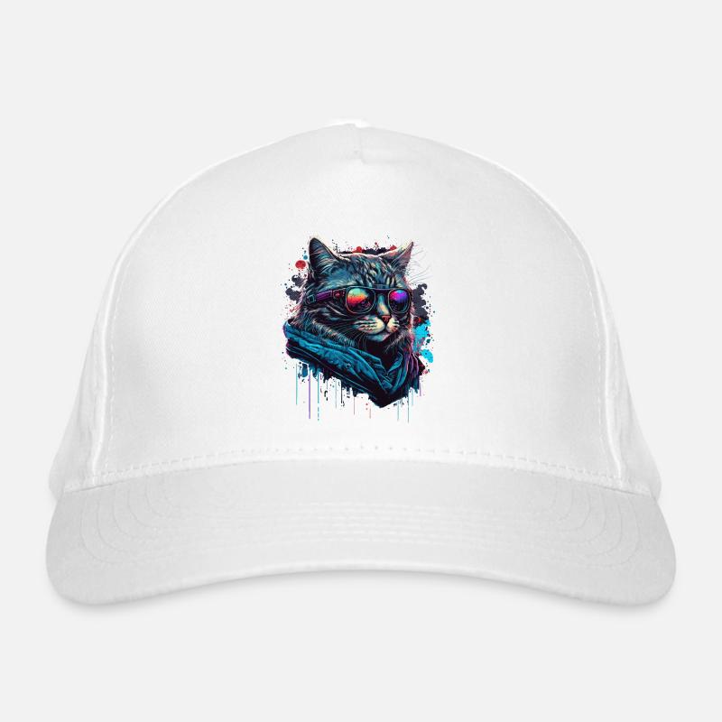 Agent Cat Organic Baseball Cap