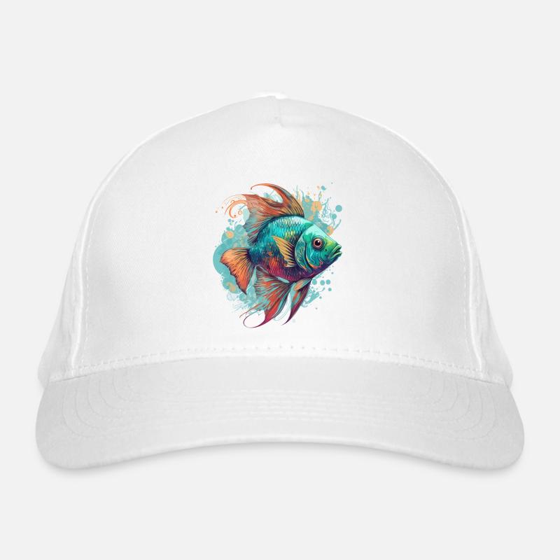 Poisson arc-en-ciel Casquette classique bio