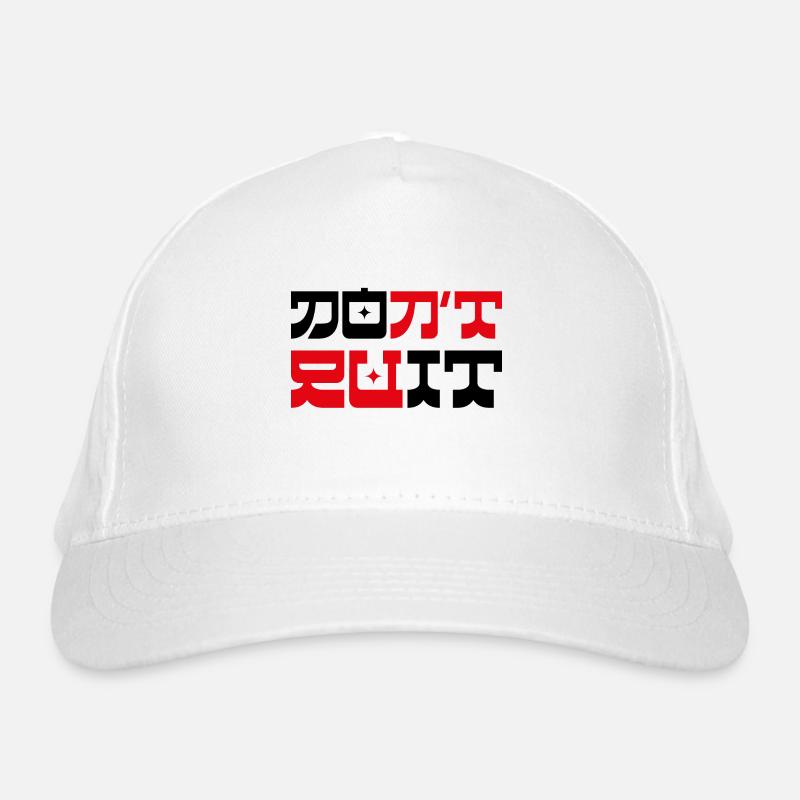 N’arrêtez pas Faites-le Casquette classique bio