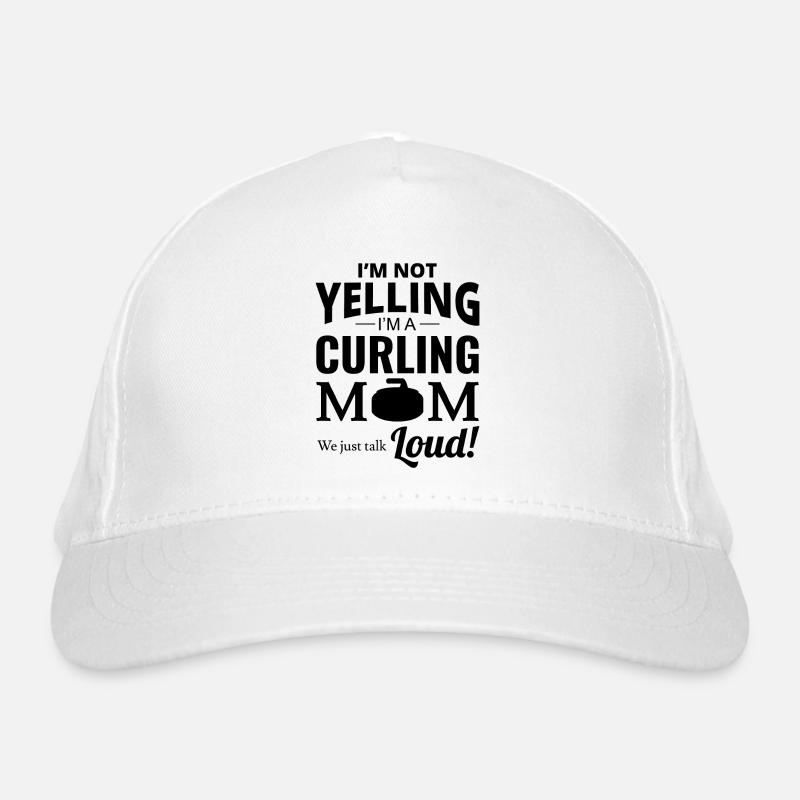 Curling Mama Winter Eissport Curler Muttertag Bio-Baseballkappe