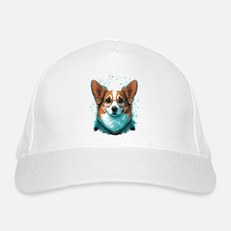 Smart Corgi Organic Baseball Cap