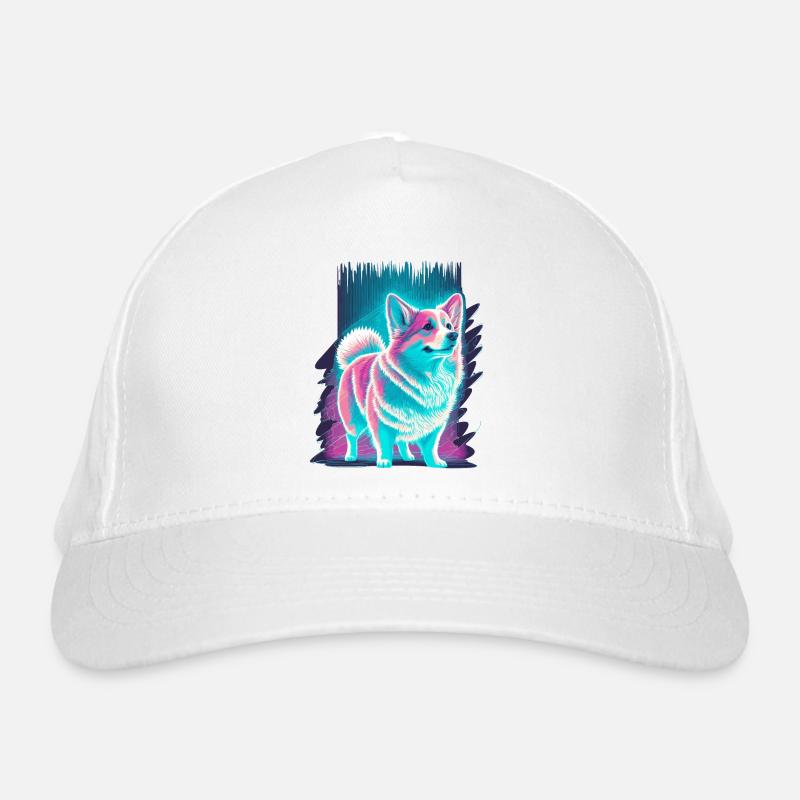 Glowing Corgi Organic Baseball Cap
