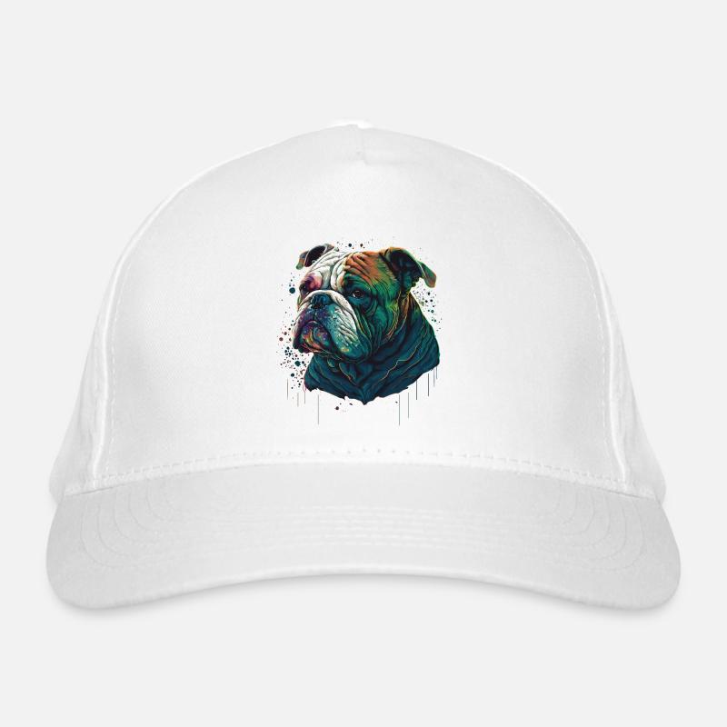 Bouledogue peint Casquette classique bio
