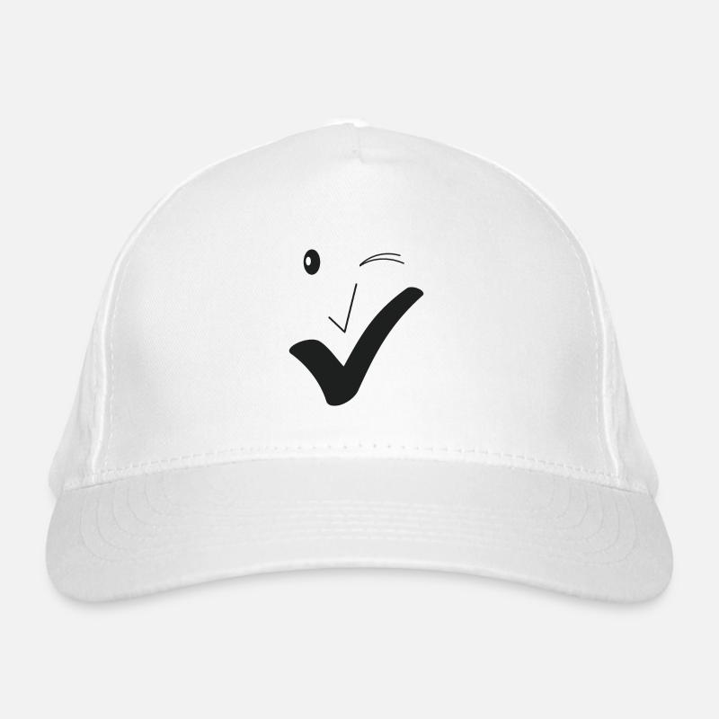Fine smile Fine face A03. Organic Baseball Cap