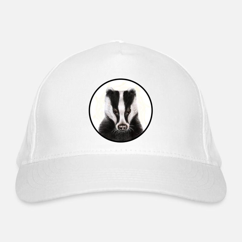 Blaireau avec logo Casquette classique bio