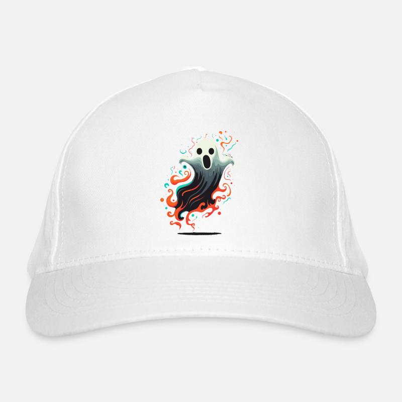 Ghost Art Organic Baseball Cap