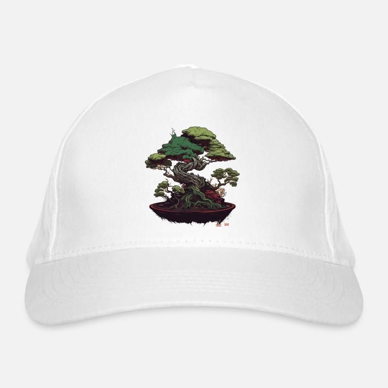 Lovely Bonsai Tree Organic Baseball Cap