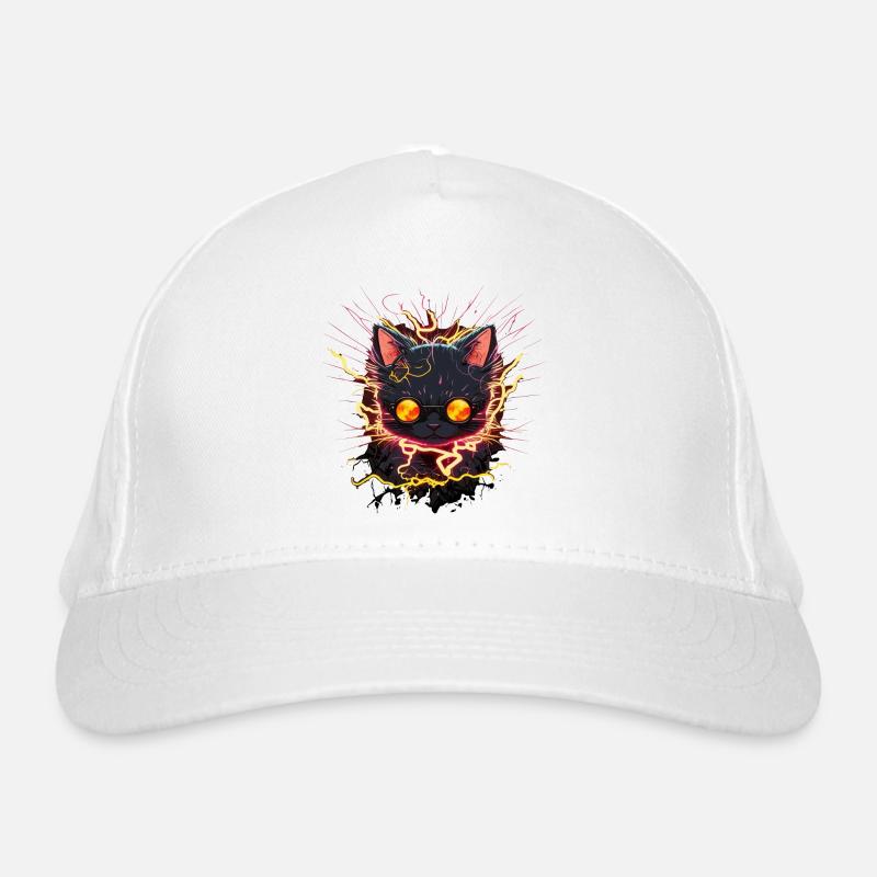 High Voltage Cat Organic Baseball Cap