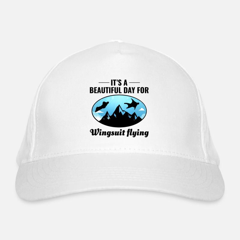 Wingsuit flying Base Jumping Skydiving Wingsuiting Organic Baseball Cap