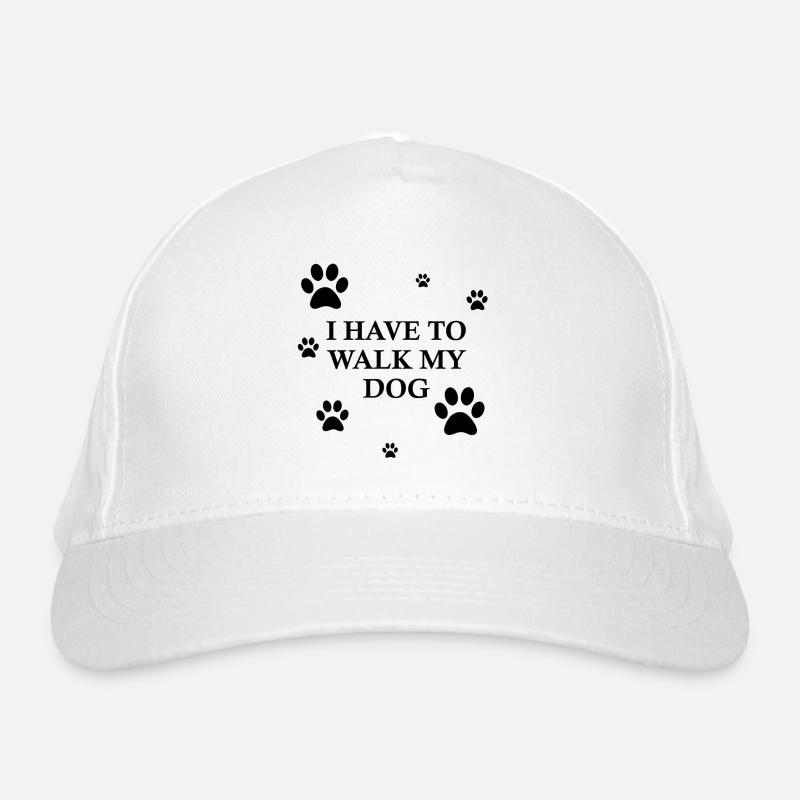 Taking the dog for a walk Organic Baseball Cap