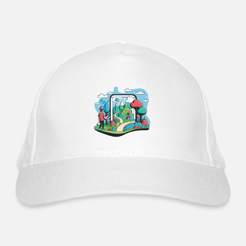 Augmented Reality Exploration Organic Baseball Cap