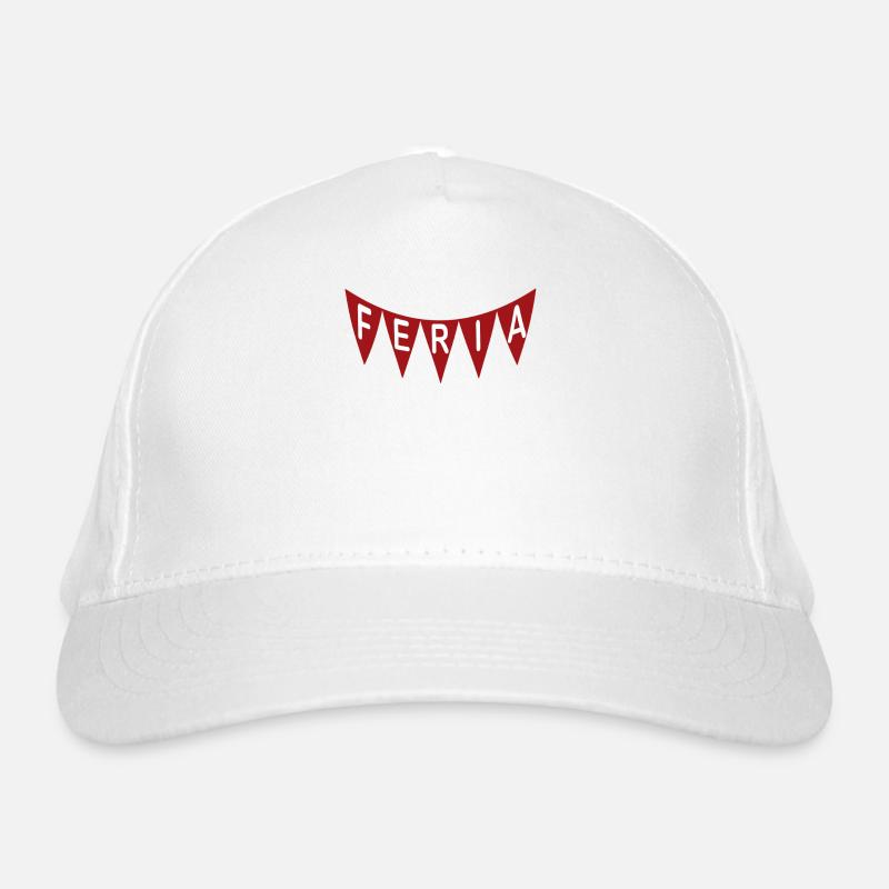 FERIA Red Banner Organic Baseball Cap