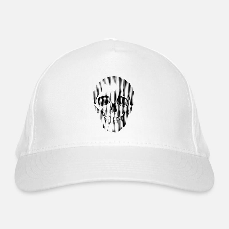 Schädel-Grafik Bio-Baseballkappe