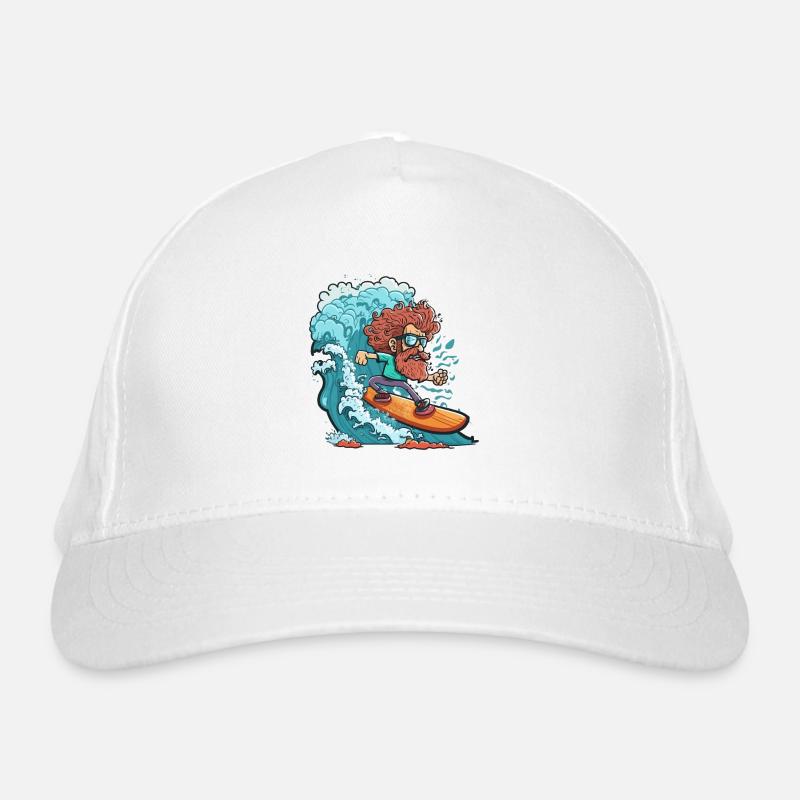 Surfer sur les géants Casquette classique bio