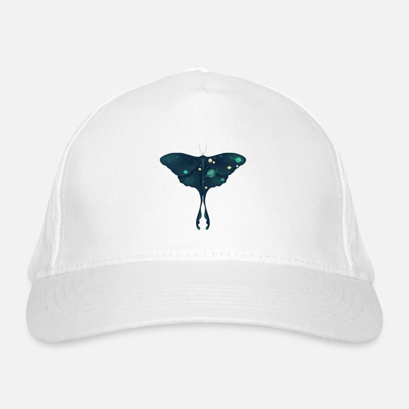 Cosmic Moth Organic Baseball Cap