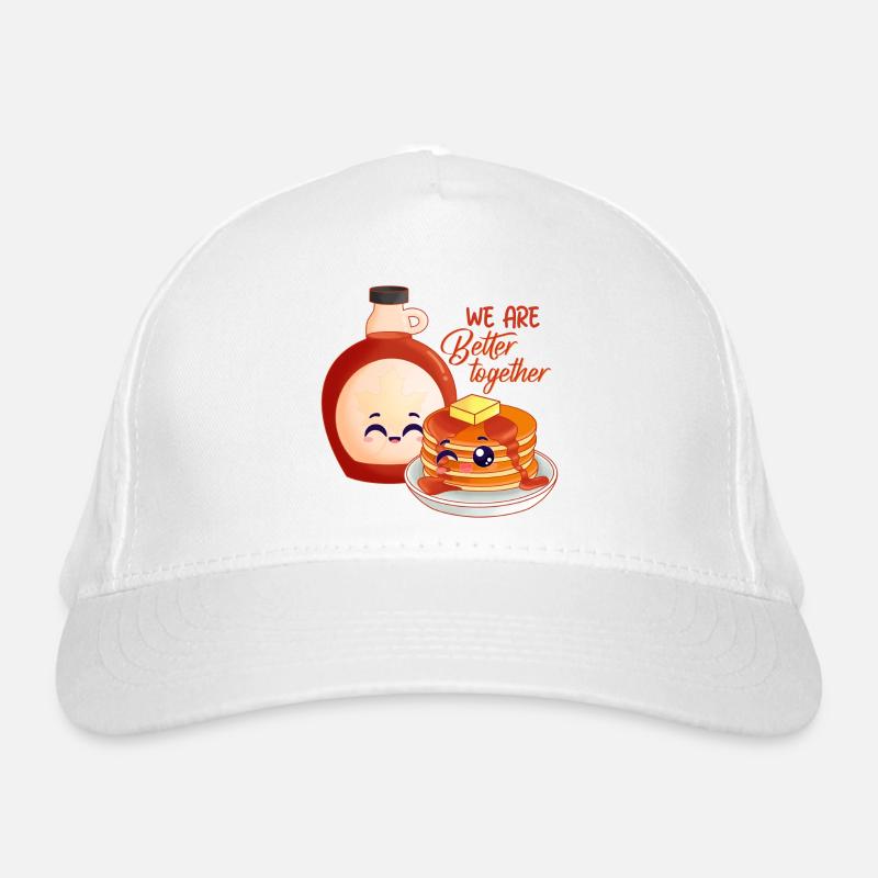 pancake, sirop d'érable, petit déjeuner Casquette classique bio