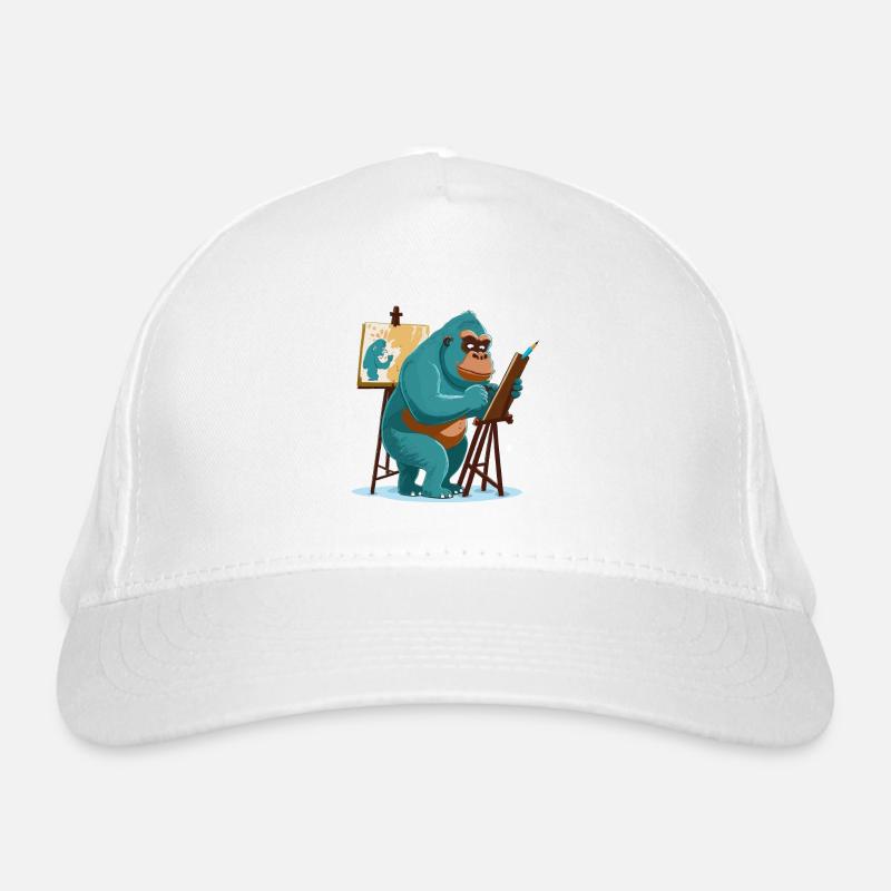 Monkey Masterpiece Organic Baseball Cap