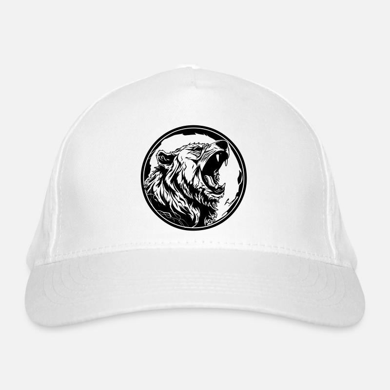 Grizzly Bär Bio-Baseballkappe