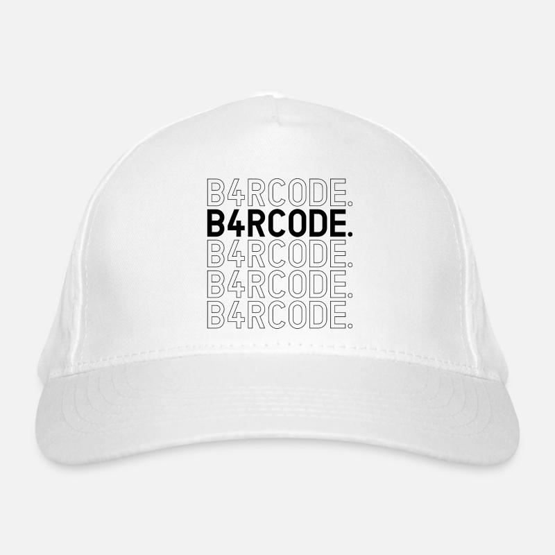 B4RCODE. Noir non rempli Casquette classique bio