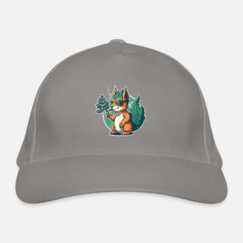 Kiffer-Eichhörnchen Bio-Baseballkappe