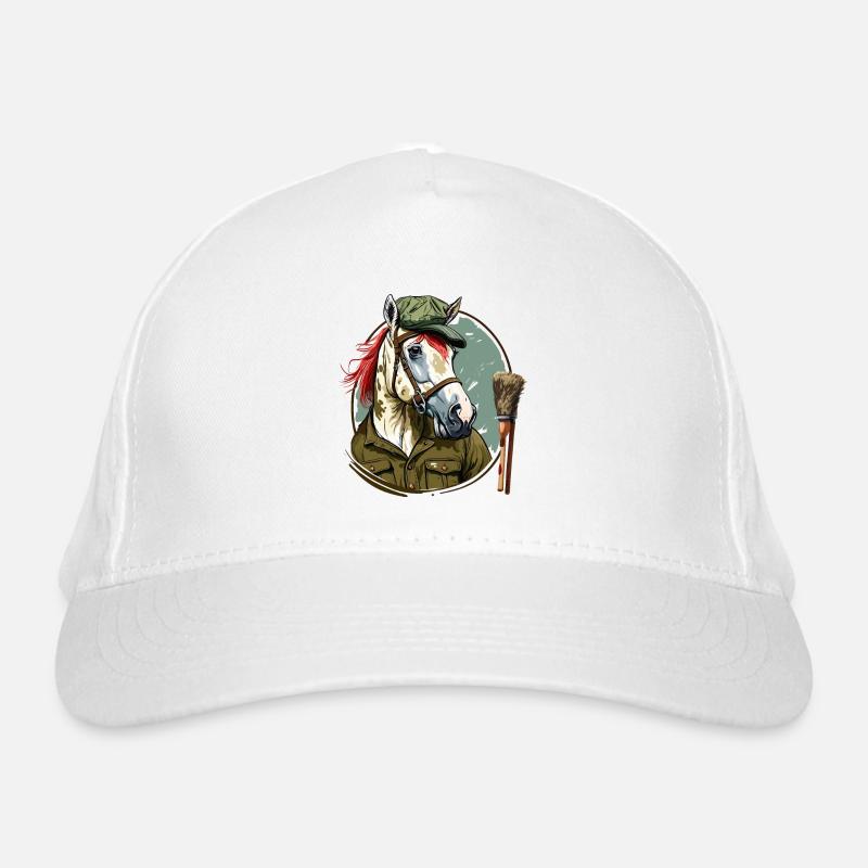 Equine Easel Organic Baseball Cap