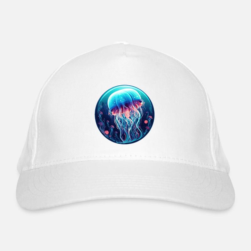 Jellyfish Organic Baseball Cap