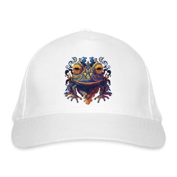Dmt Grenouille - Casquette classique bio - blanc - Devant