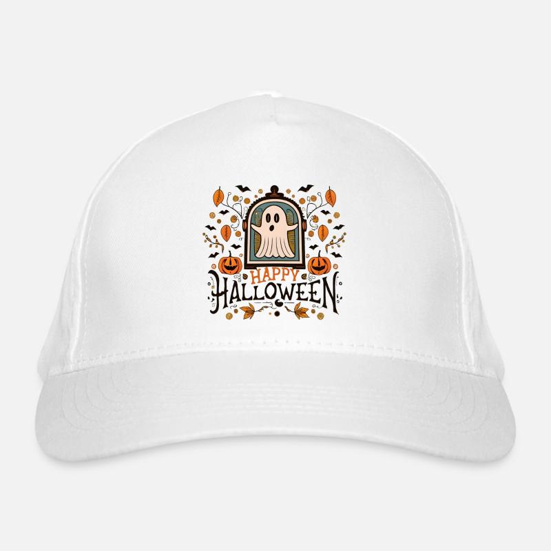 Joyeux Halloween - design effrayant d’Halloween Casquette classique bio