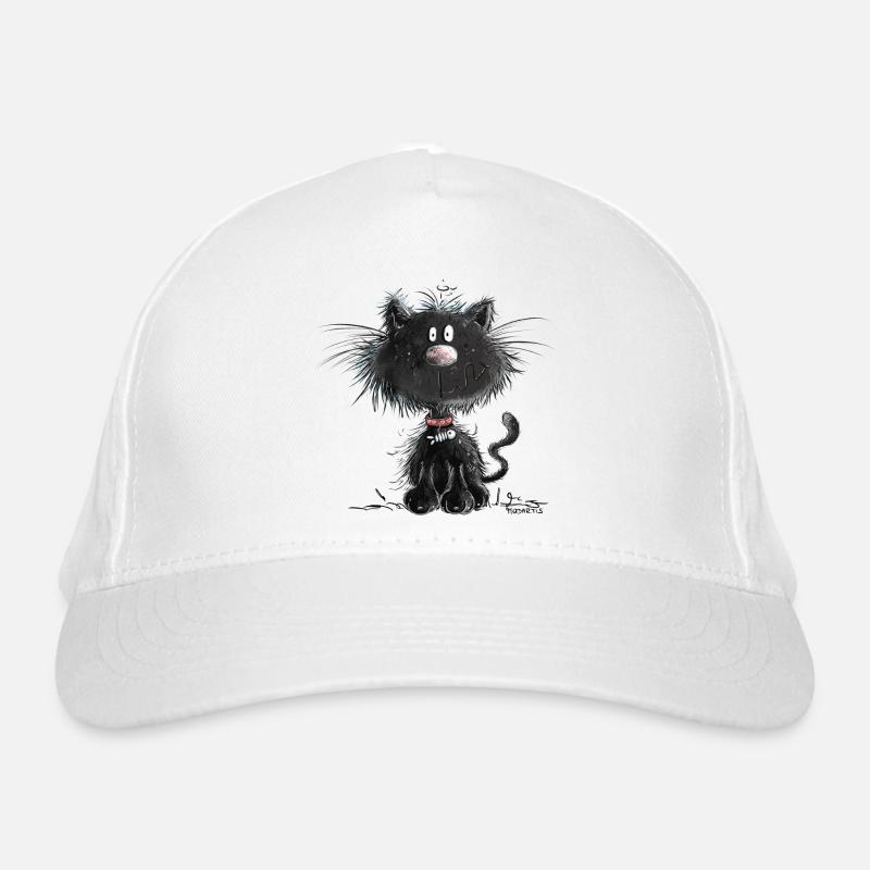 Droll Black Cat Casquette classique bio