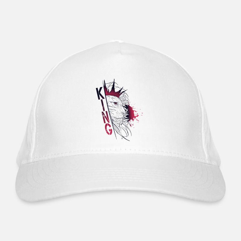 Sketch trash lion - KING Casquette classique bio