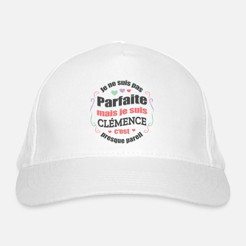 CLÉMENCE PARFAITE - PRENOM CLÉMENCE Casquette classique bio