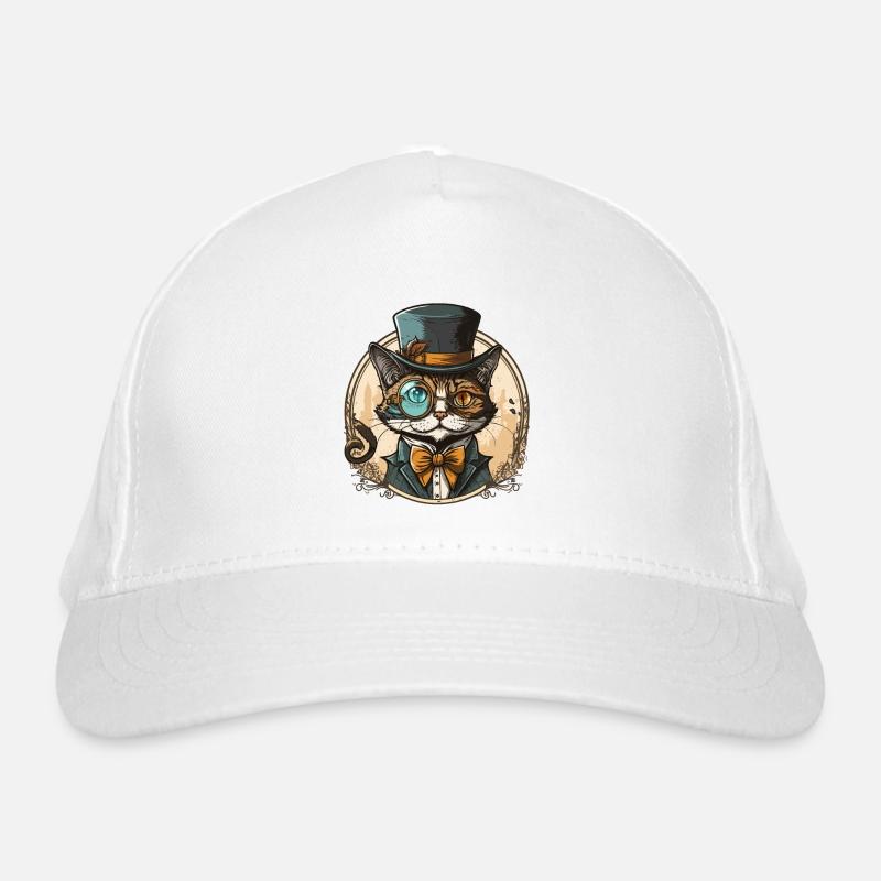 Stilvolle Katze Bio-Baseballkappe
