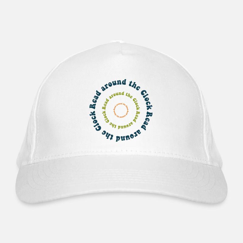 Read around the clock Organic Baseball Cap