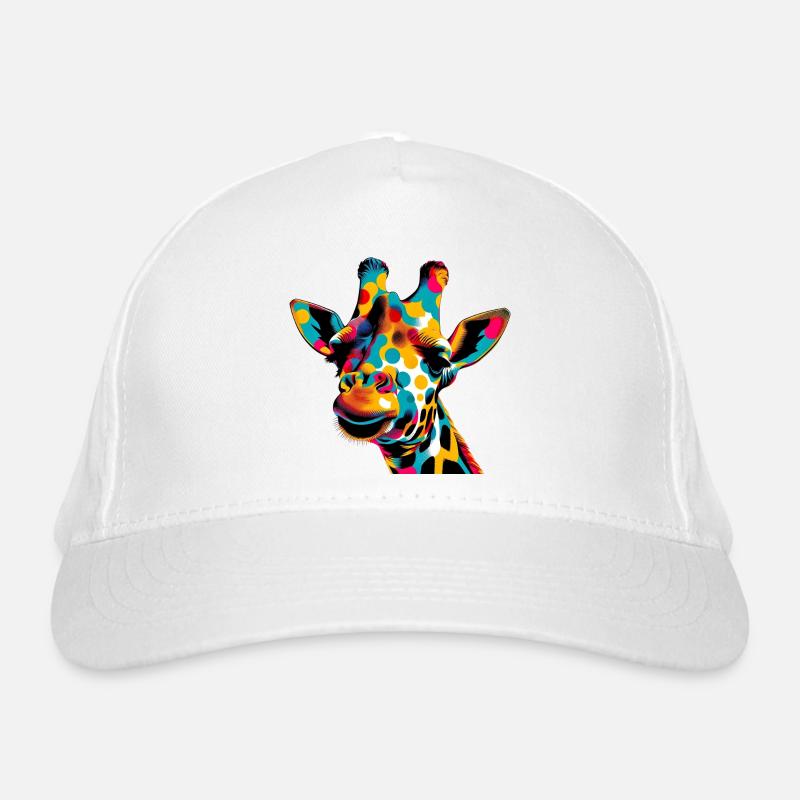 Girafe Pop Art Casquette classique bio