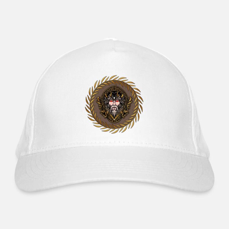 Zeus dans les couleurs or et noir. Casquette classique bio