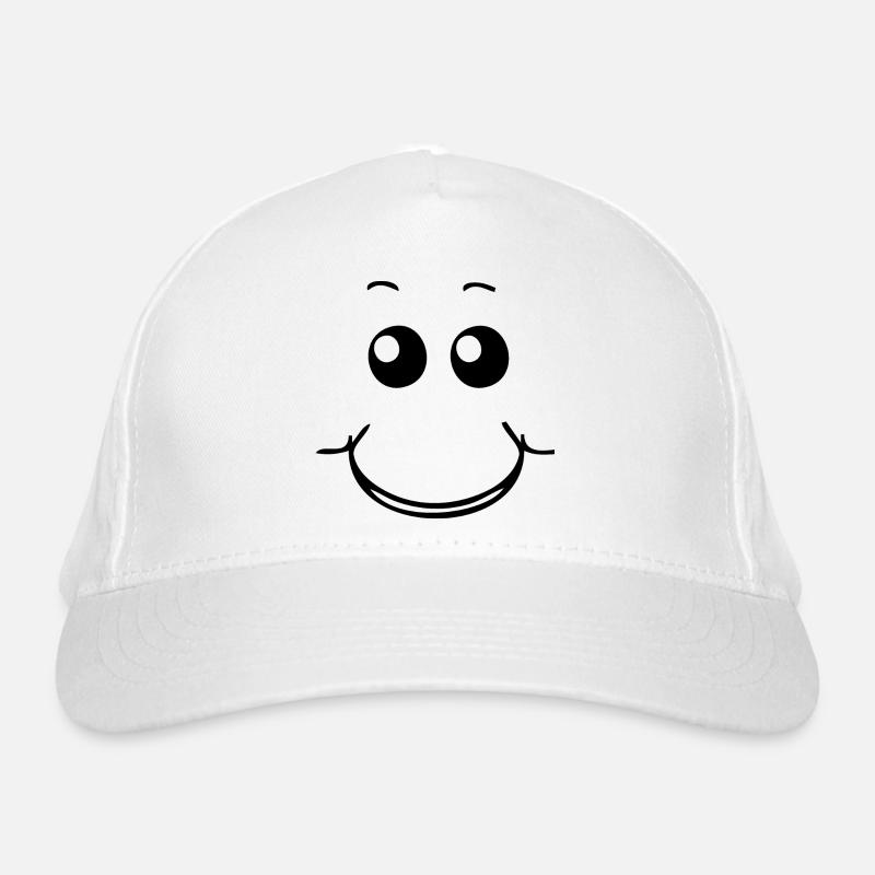 Smiling face Organic Baseball Cap