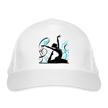 Dance - Bio-Baseballkappe - Weiß - Vorne