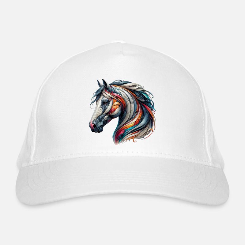 Pferd Bio-Baseballkappe
