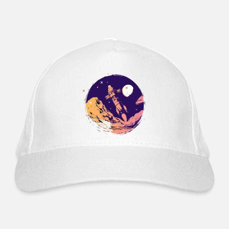 fusée espace école de l’espace début Allez nerd de l’espace Casquette classique bio