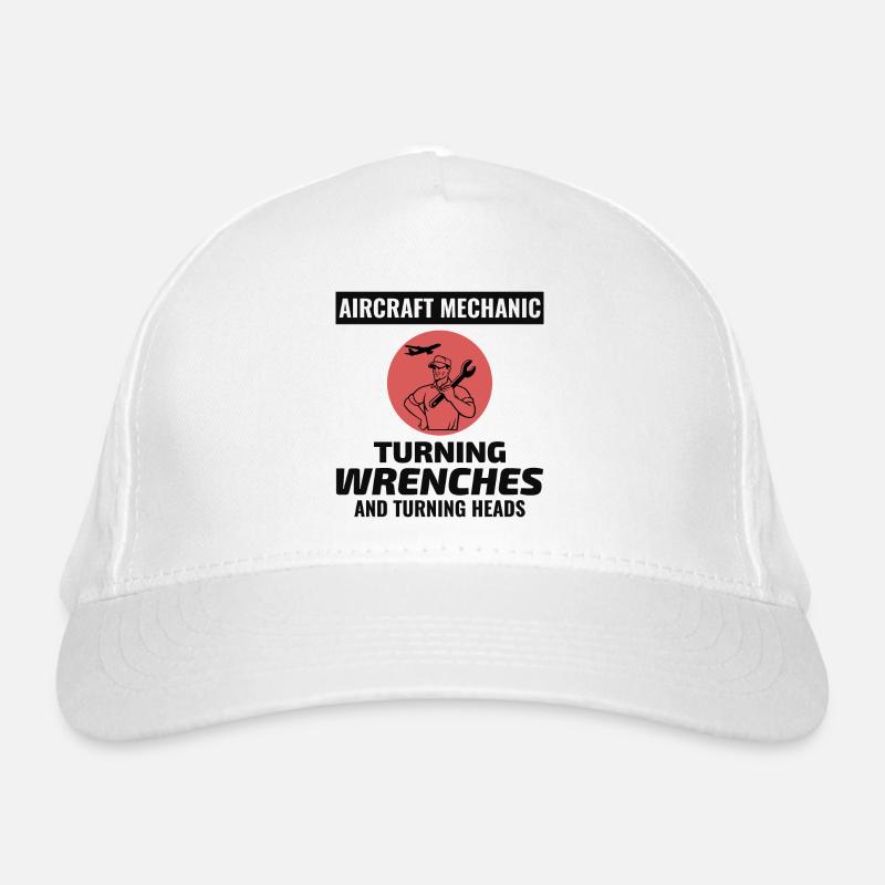 Mécanicien d’aéronefs Technicien d’entretien aéronautique Casquette classique bio