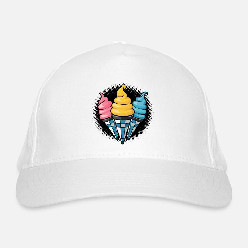 Eis Eiscreme Liebhaber Eistüten Bio-Baseballkappe