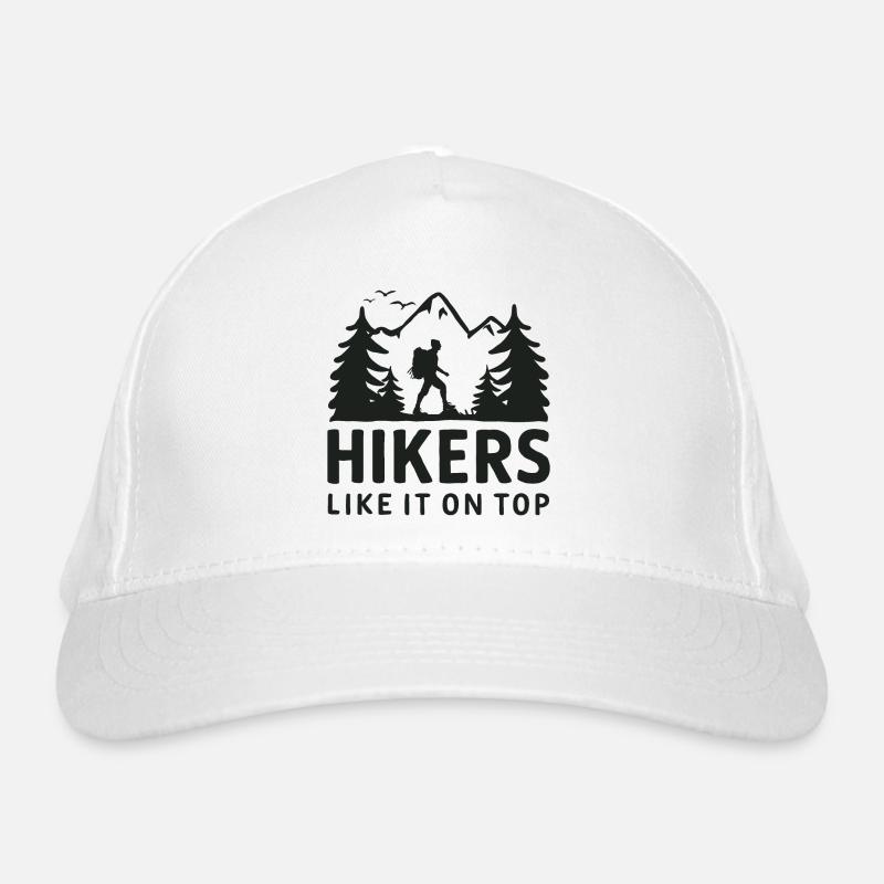 Hikers Hiking Mountains Forests Nature Organic Baseball Cap
