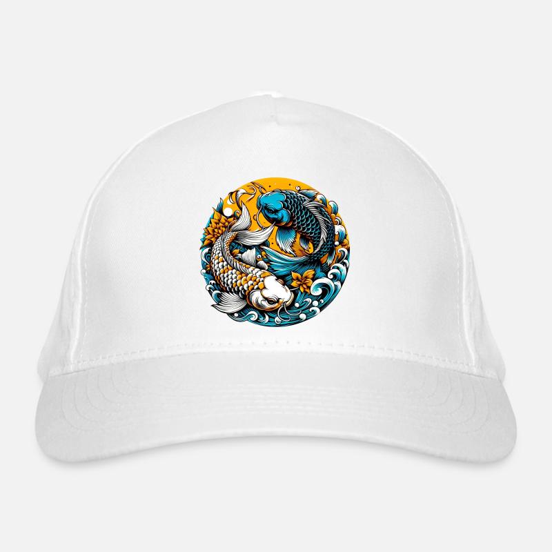 Koi Carp Organic Baseball Cap