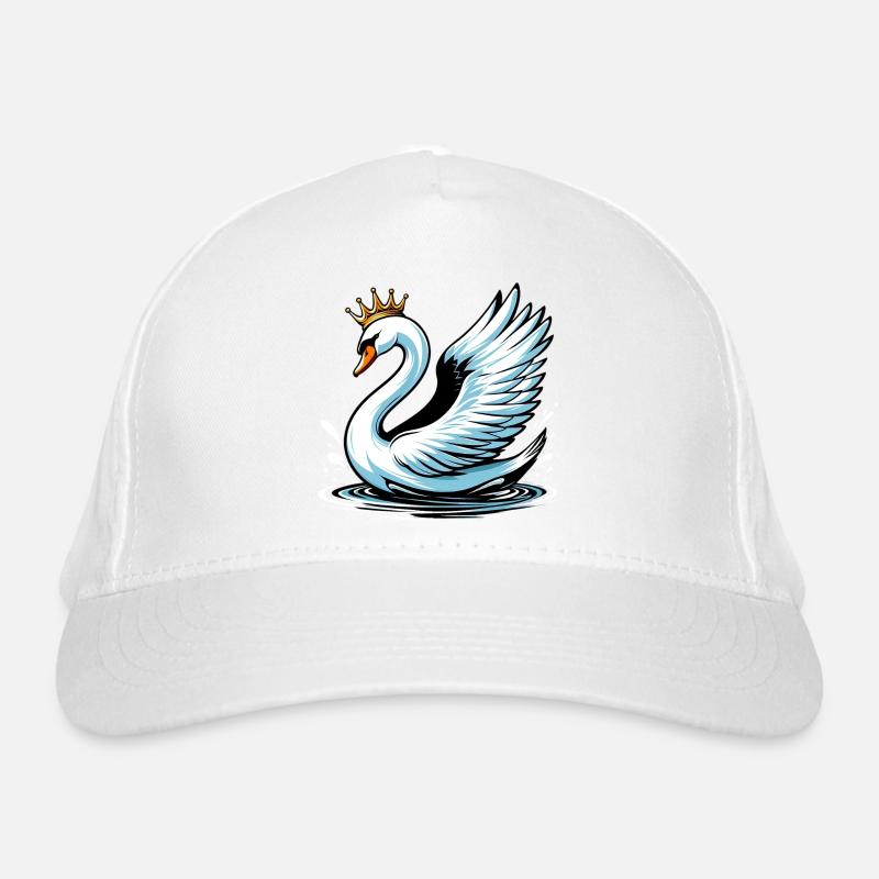 Swan Organic Baseball Cap
