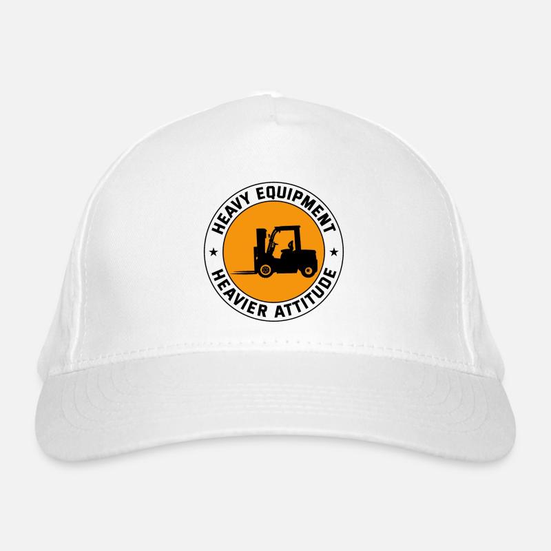 Forklift Operator Heavy Equipment Driver Funny Organic Baseball Cap
