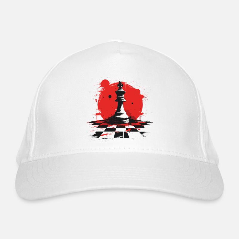 Graphiques de pièces d’échecs Casquette classique bio