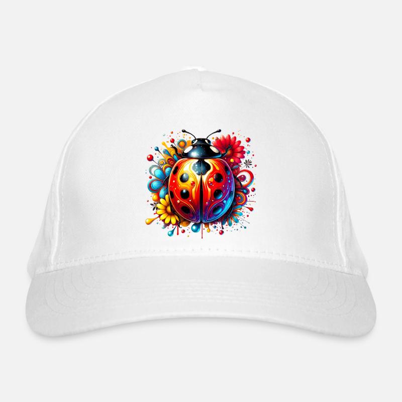 Marienkäfer Bio-Baseballkappe