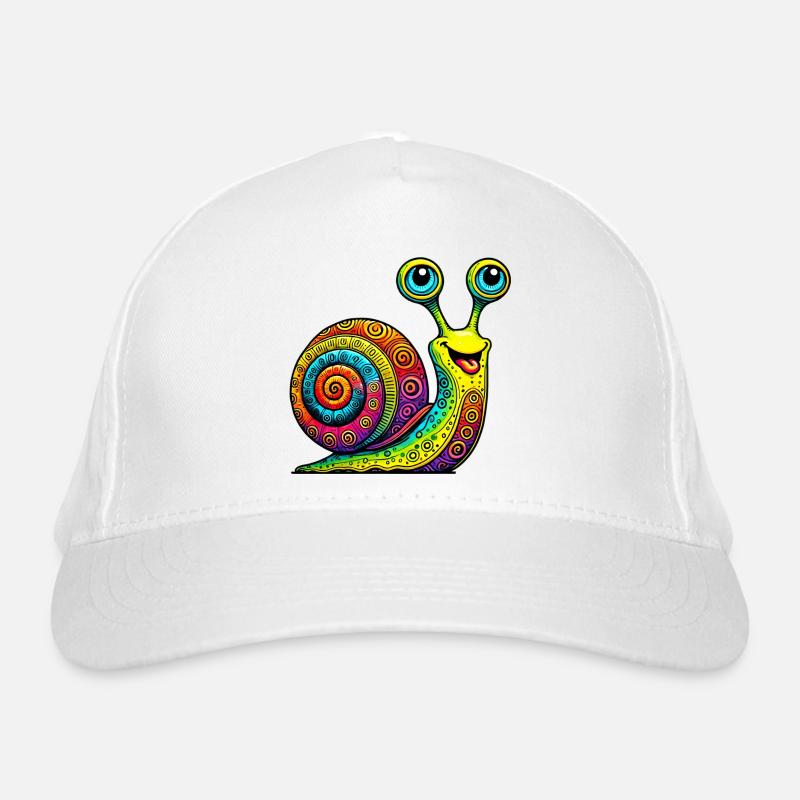 Schnecke Bio-Baseballkappe