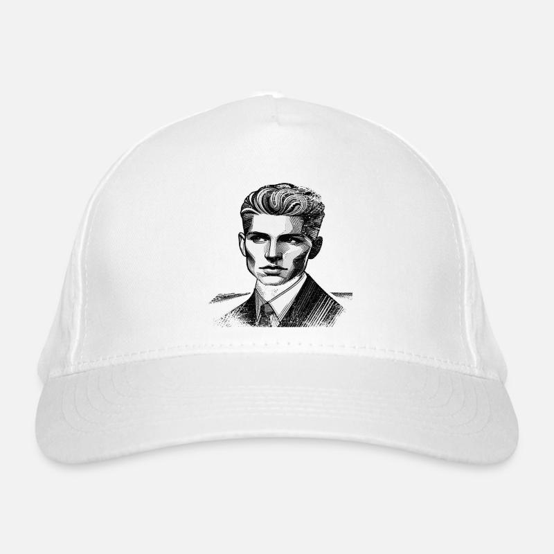 Unknown star | Line Grid | Men Organic Baseball Cap